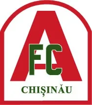برچسب قرمز و سبز با نوشته 'FC Chișinău'