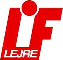 برچسب قرمز با نوشته 'IF' و 'LEJRE'