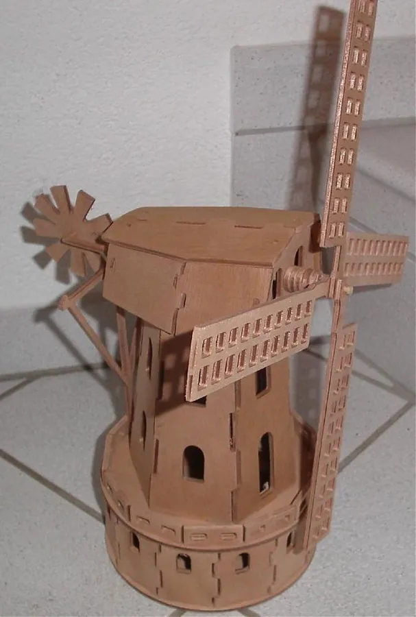 مدل سه بعدی میله بادی