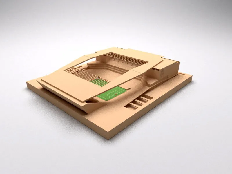 مدل معماری مدرن، نمایشگر