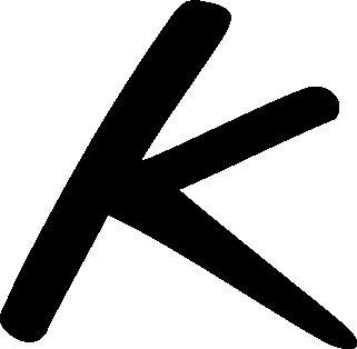 نوع حرف K ساده