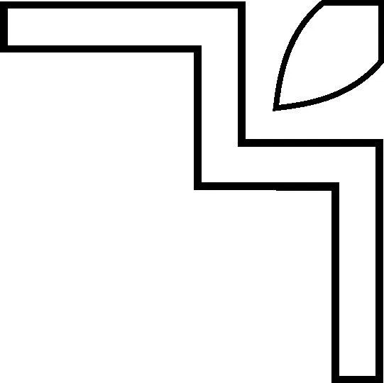 شکل هندسی با ترکیب برگ
