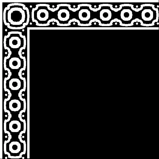 گوشه زینتی