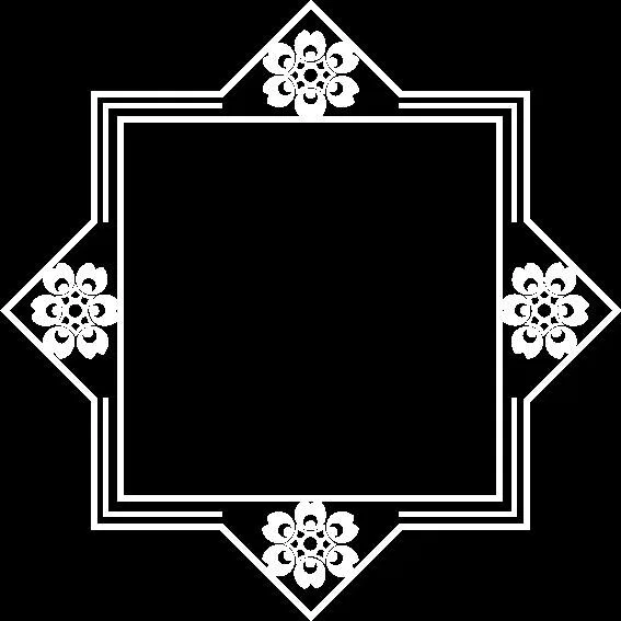 طرح برش هندسی گلی