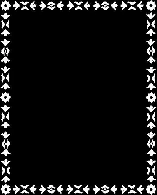 چراغ مشکی با مرز گل