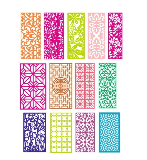 مدل هندسی و گلدار رنگی