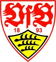 شiled قرمز با تفاصیل زرد و سیاه، لوگو VfB