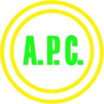 لوگو دایره‌ای با نوشته 'A.P.C.'