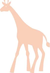 شکل ساده گiraffe