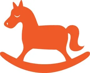 اسب راکنگ نارنجی