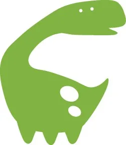 دایناسور سبز شکل