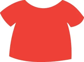 لباس ساده قرمز