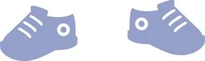 دسته کفش نوزاد آبی