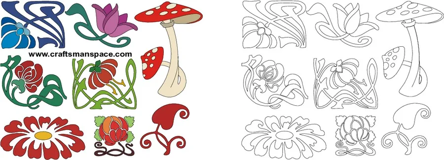 میکس ماری، گل، هنر انتزاعی