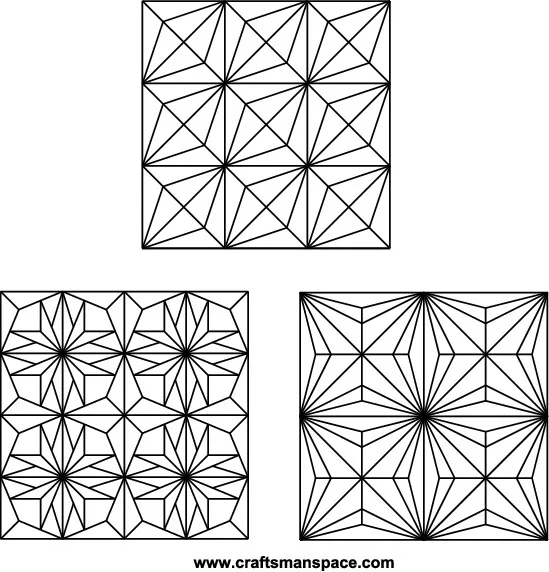 نمودار هندسی با نماد ستاره