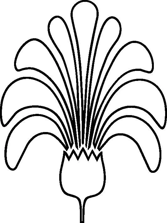 طراحی برگ مصری