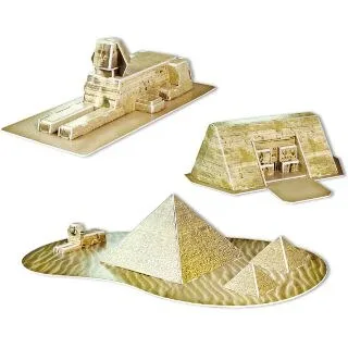 بازسازی معماری مصر باستانی سه بعدی