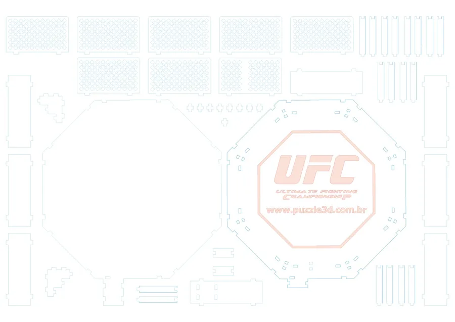 چهارگوش پازل UFC