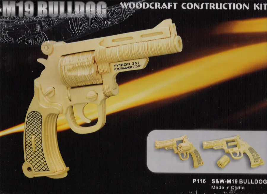 طراحی مدل چوبی M19 Bulldog