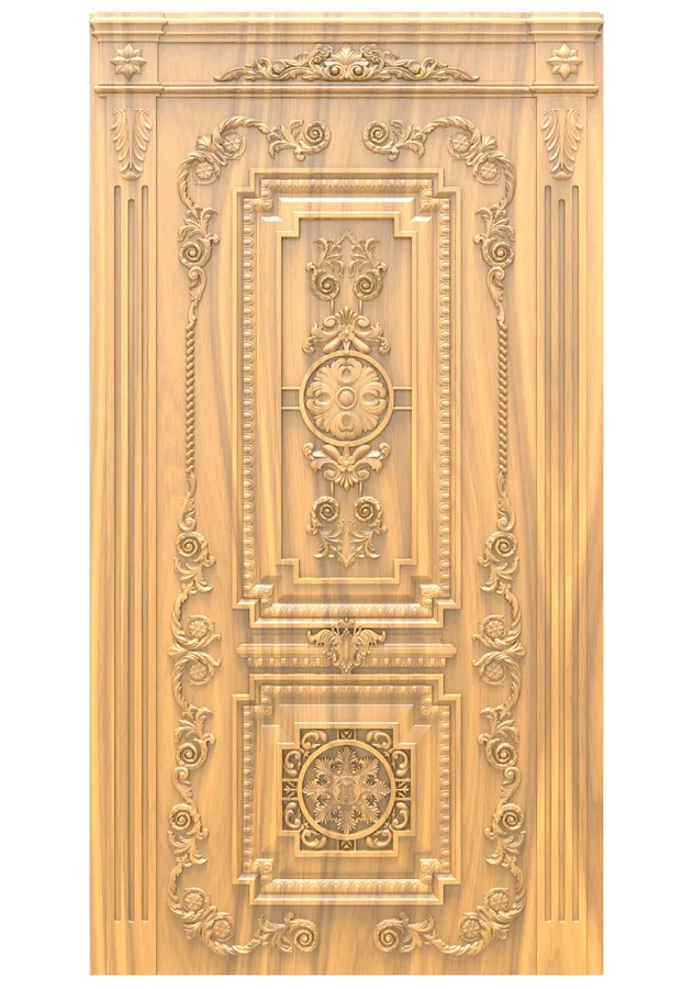 طراحی دره چوبی سنتی با تزیینات زیبا