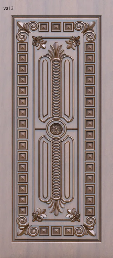 پنجره درب گل هندسی