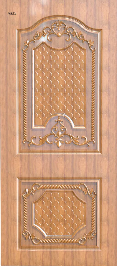 مدل درب چوبی گلدار