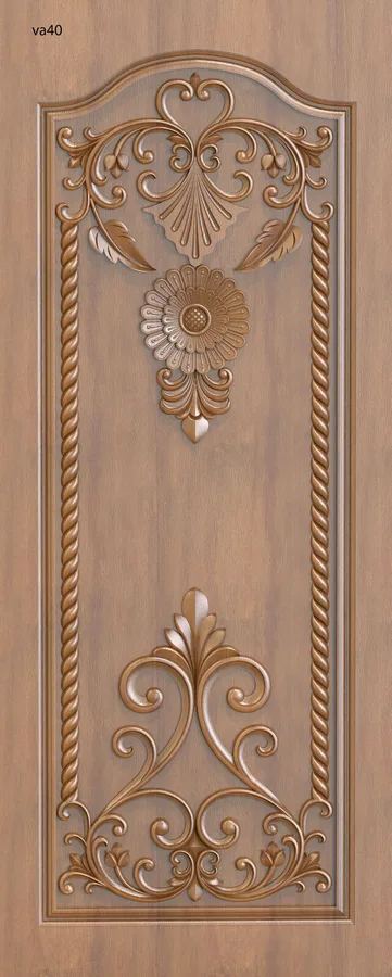 دروازه چوبی گل و طنابی