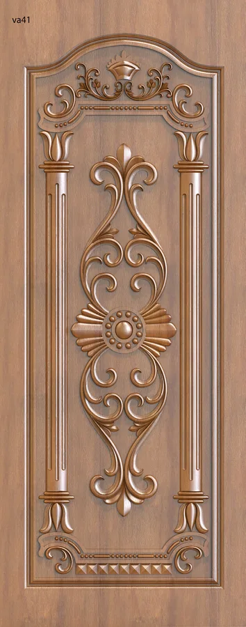 پنجره چوبی گلدار