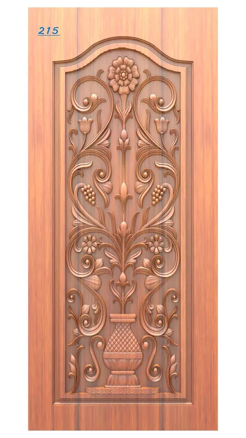 دروازه‌بازکن چوبی طرح گل