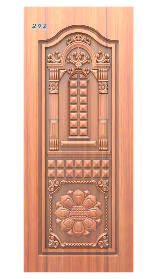 دروازه چوبی گلدار