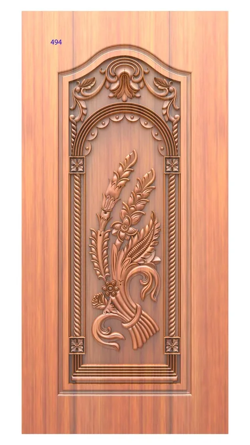 دروازه چوبی گلدار