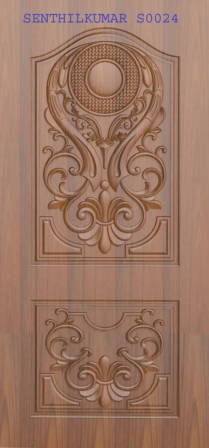 پنجره چوبی گلدار