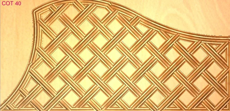 طراحی پوشش چوبی متقاطع