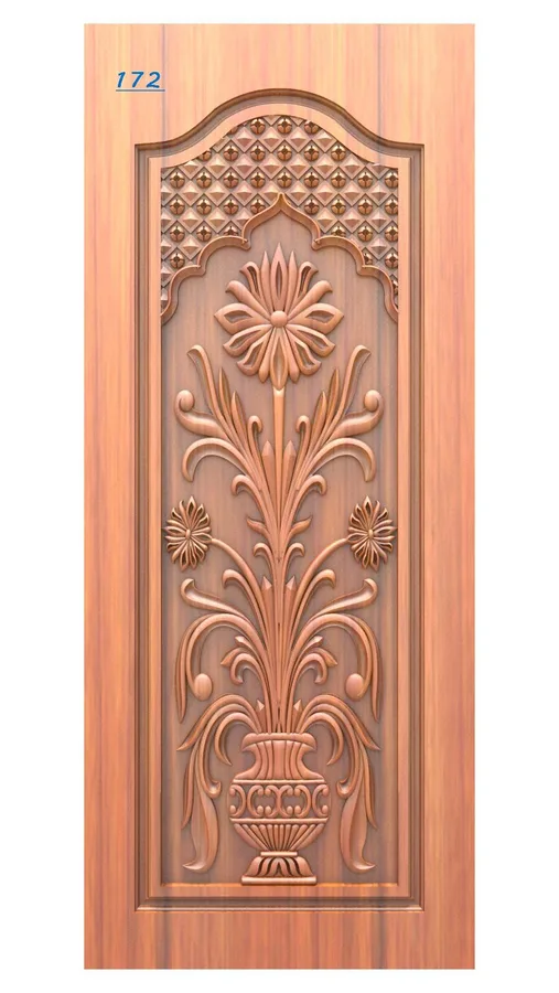 دروازه چوبی گلدار