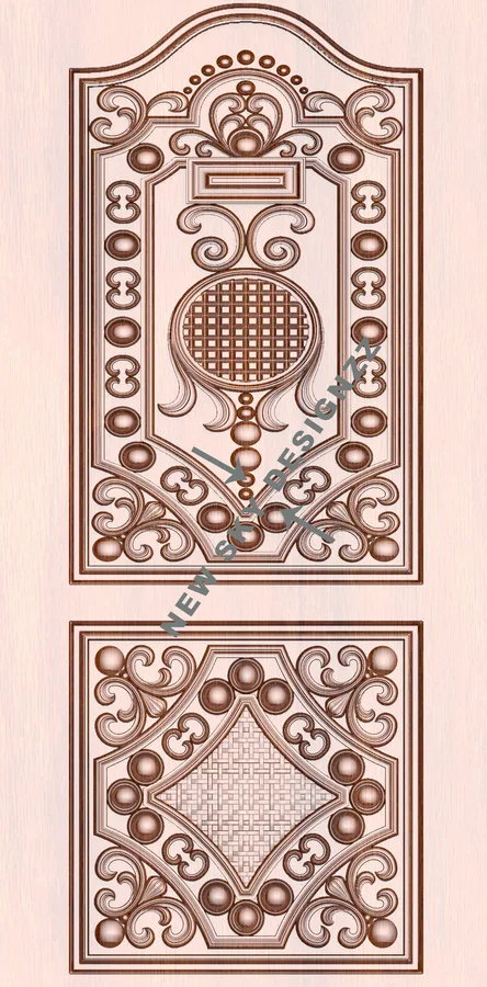 طراحی چوبی تزئینی با طرح گلی