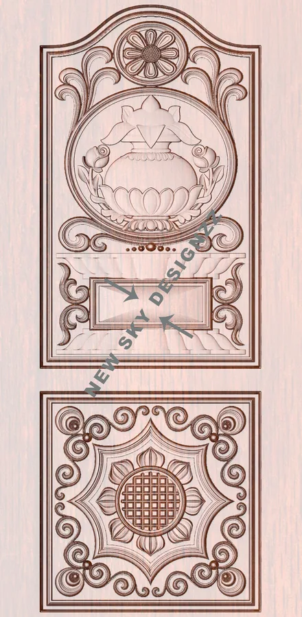 نمایشگر هندسی و گلی