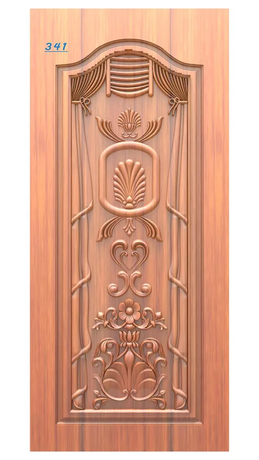 دروازه چوبی گلدار