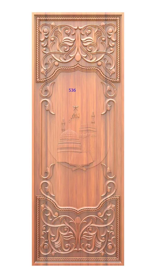 دروازه‌بازکن چوبی گلدار