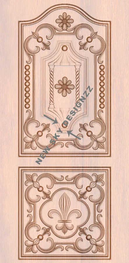 پنجره چوبی مزایده گل