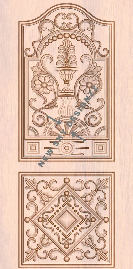 نمایشگر هندسی و گلی