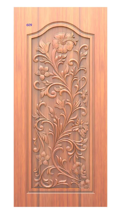 دروازه چوبی گلدار