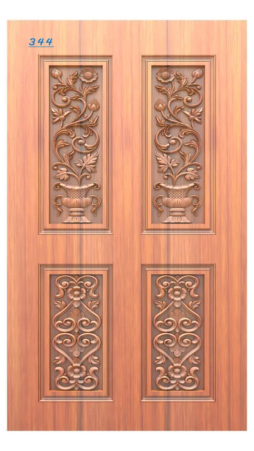 دروازه‌بازکن چوبی طرح گل