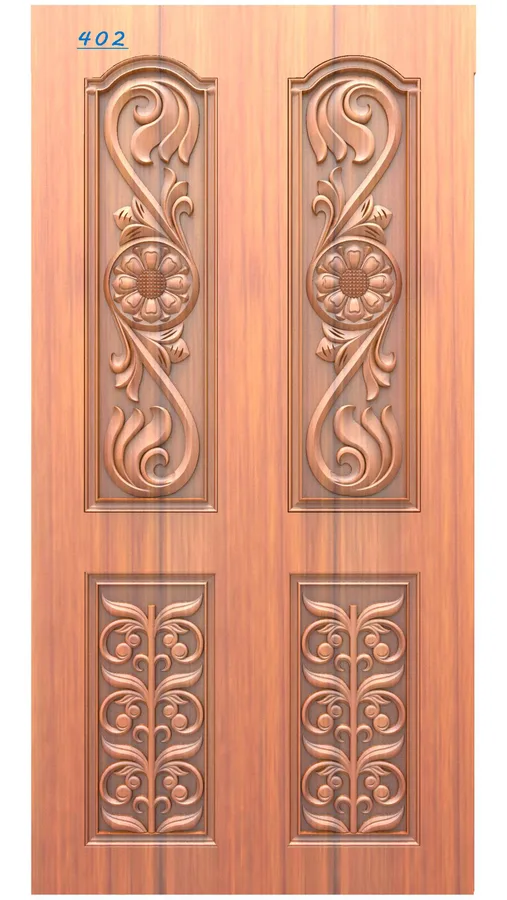 دروازه‌بازکن چوبی طرح گل