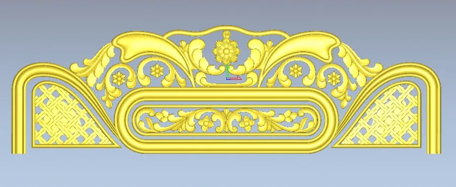 نگین طلا و گل