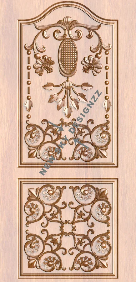 مدل چوبی با طرح گل