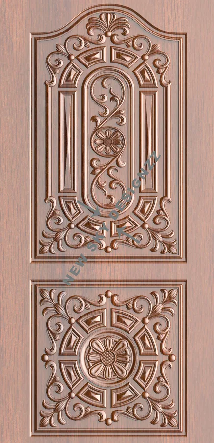 پنجره درب گلدار