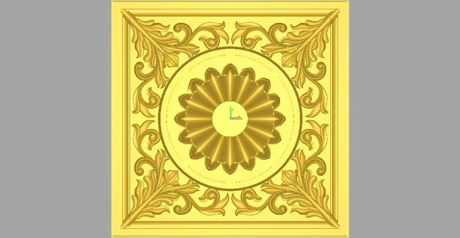 گلدار محراب طلایی