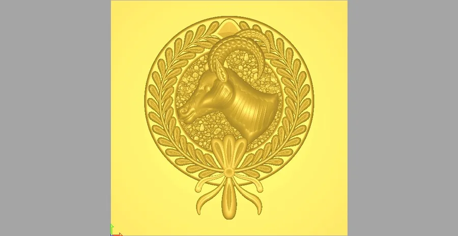 گل‌باف سر گوسفند طلا