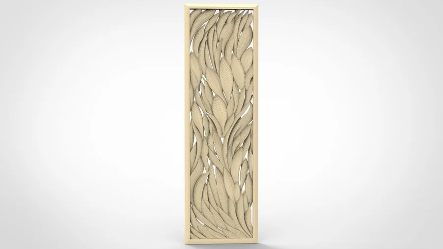 طراحی بلوک چوبی برگ