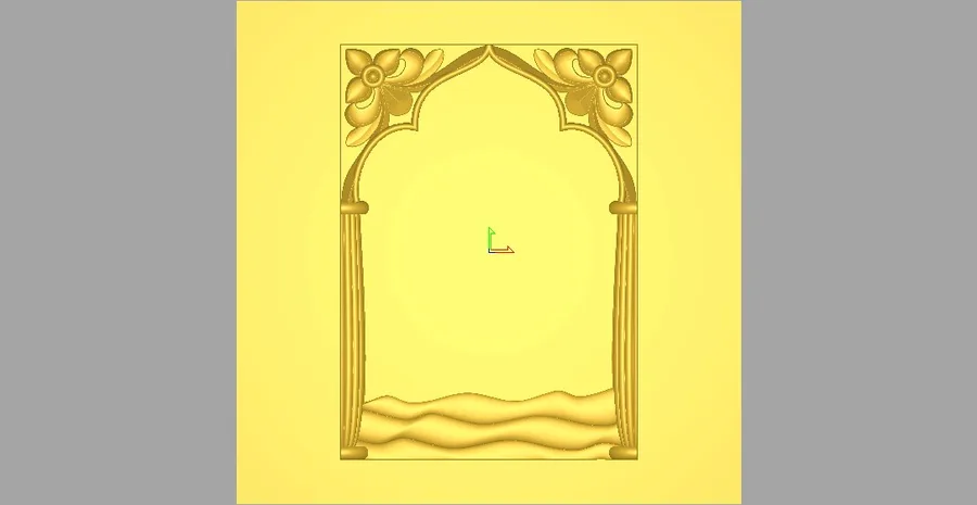 مرز با طرح گل